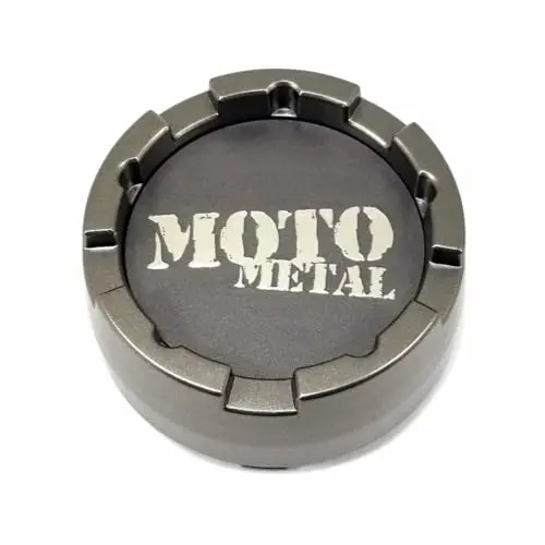 Moto Metal Mo983 Wheel Center Cap Snap In Satin Gray Mo983capb1-Sg 1