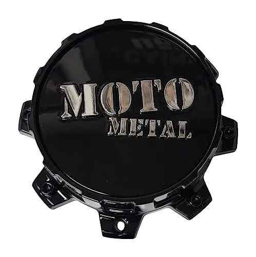 Moto Metal T805l170-8-H53-S1 Gloss Black And Chrome Center Cap 8 Lug 1