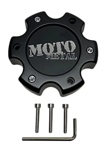 Moto Metal Wheels 306B1396hyb003 845L140-2 Satin Black Center Cap 1