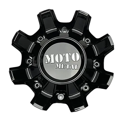 Moto Metal Wheels Cap-Mo804b-Gb Gloss Black Center Cap 1
