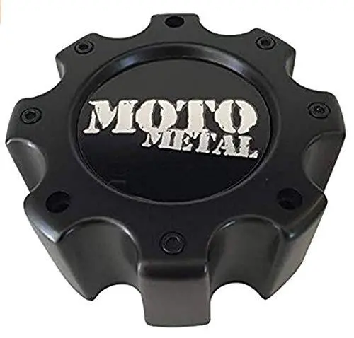 Moto Metal Wheels He835b8165-Aa Lg0703-20 Mo909b8165yb Matte Black Center Cap 1