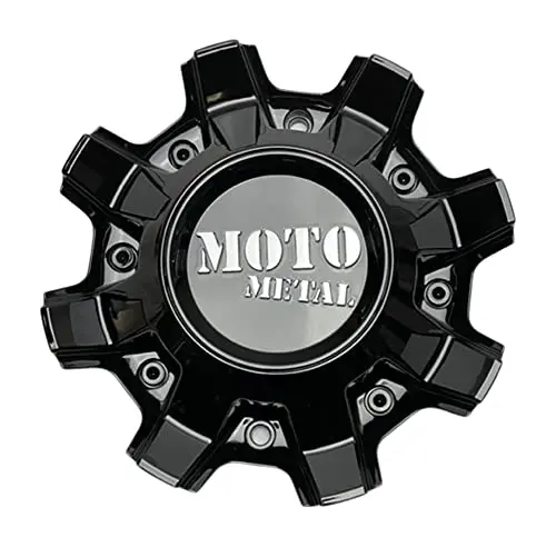 Moto Metal Wheels Spider M804 Cap-Mo804c-Gb Gloss Black Center Cap 1