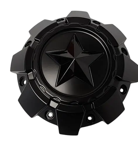 Msa Wheels M50l142-H49-Sbgb Satin Black And Gloss Black Star Center Cap 1