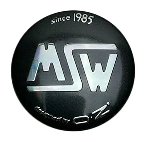 Msw By Oz Since 1985 Gray Snap In Wheel Center Cap (Xc565bw) 1