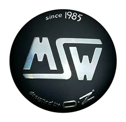 Msw By Oz Since 1985 Matte Black Snap In Wheel Center Cap (Xc565bw) 1