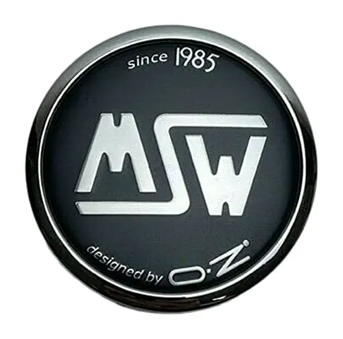 Msw By Oz Since 1985 Matte Black Snap In Wheel Center Cap Xc566vw 1