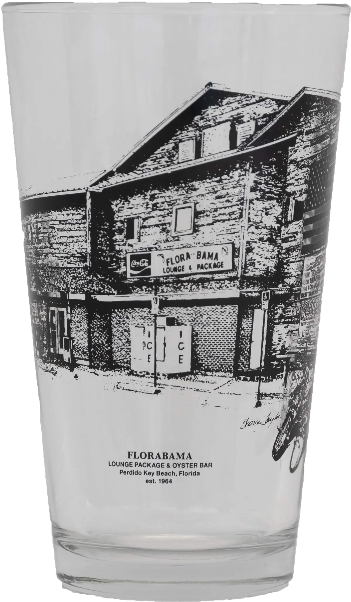 Flora-Bama Pint Glass 1