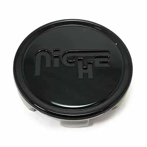Niche Wheels 1003-22Gbl Gloss Black Wheel Center Cap 1003-22 304K68-Bl 1