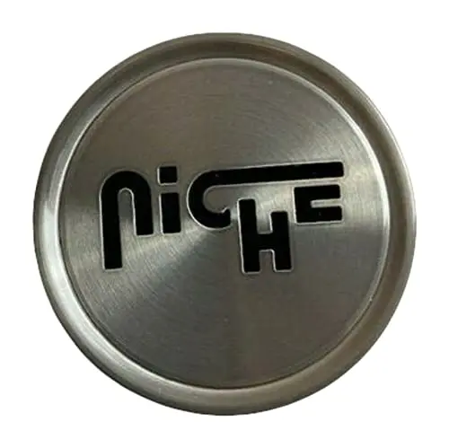 Niche Wheels 1003-22Ltlb Tint With Black Logo Wheel Center Cap 1