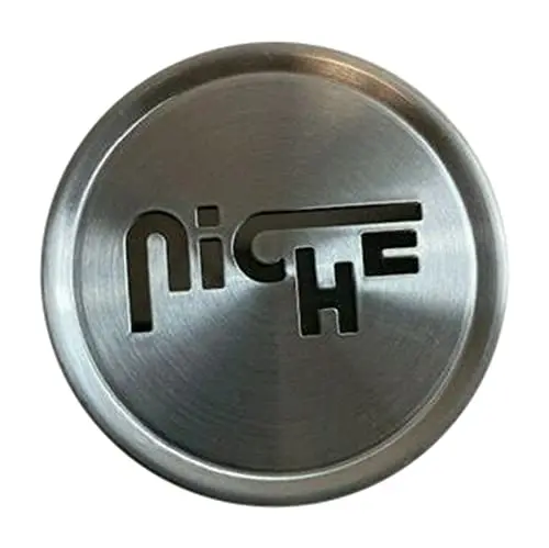 Niche Wheels 1003-22M Machined With Black Logo Wheel Center Cap 1
