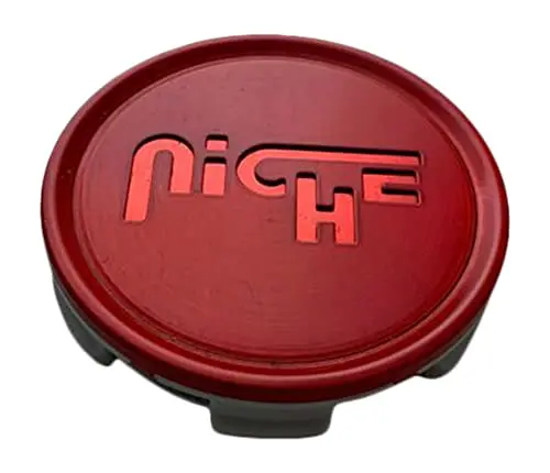 Niche Wheels 1003-22Ql Candy Red Snap In Center Cap 1