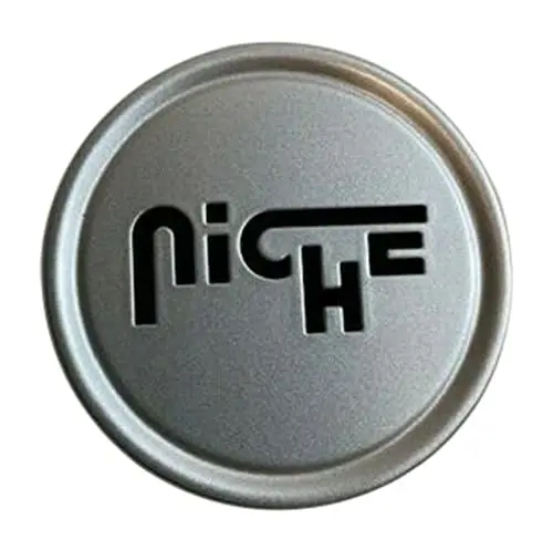 Niche Wheels 1003-22Slb Silver With Black Logo Wheel Center Cap 1