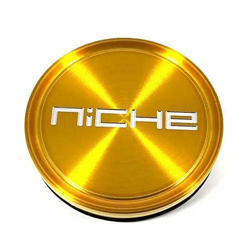 Niche Wheels 1005-12Cglm Candy Gold Center Cap With Milled Logo 1