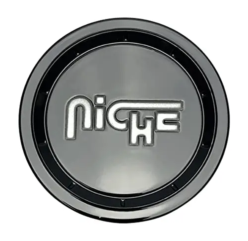 Niche Wheels 1005-24-05Gbs Gloss Black With Silver Logo Center Cap 1