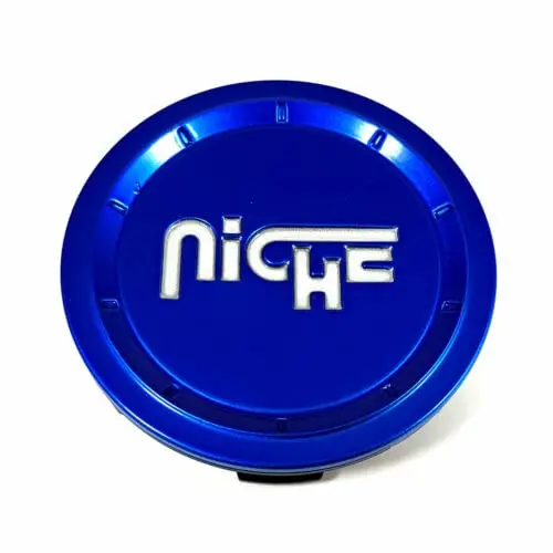 Niche Wheels 1005-2405Kas Blue And Silver Center Cap 1