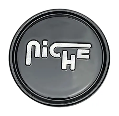 Niche Wheels 1015-09-05Gbs Gloss Black With Silver Logo Center Cap 1