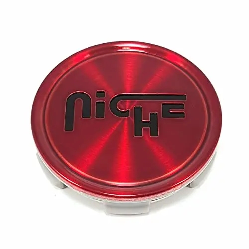 Niche Wheels Gloss Red Wheel Center Cap 1003-22Qlb 1003-22 1
