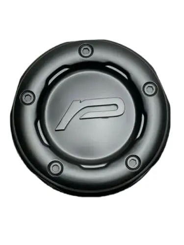 Pacer Satin Matte Black Snap In Wheel Center Cap Cap-8Lp-M17p C-606-3 1
