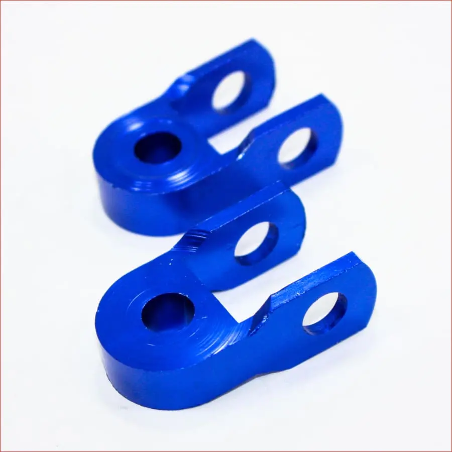 Pair Blue Shocker Suspension Extender Riser 1