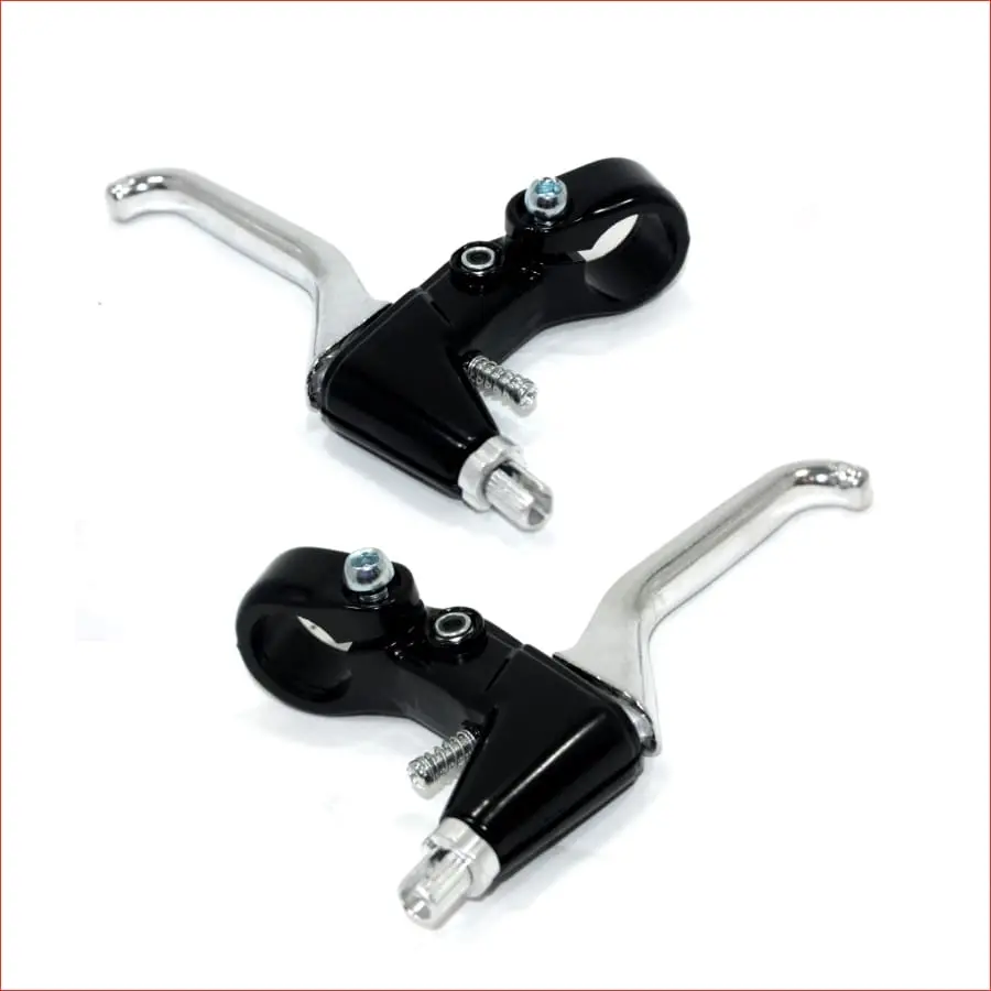 Pair Cable Brake Lever Handle Mini Pit Pocket Rocket Quad Dirt Scooter Bike Atv 1