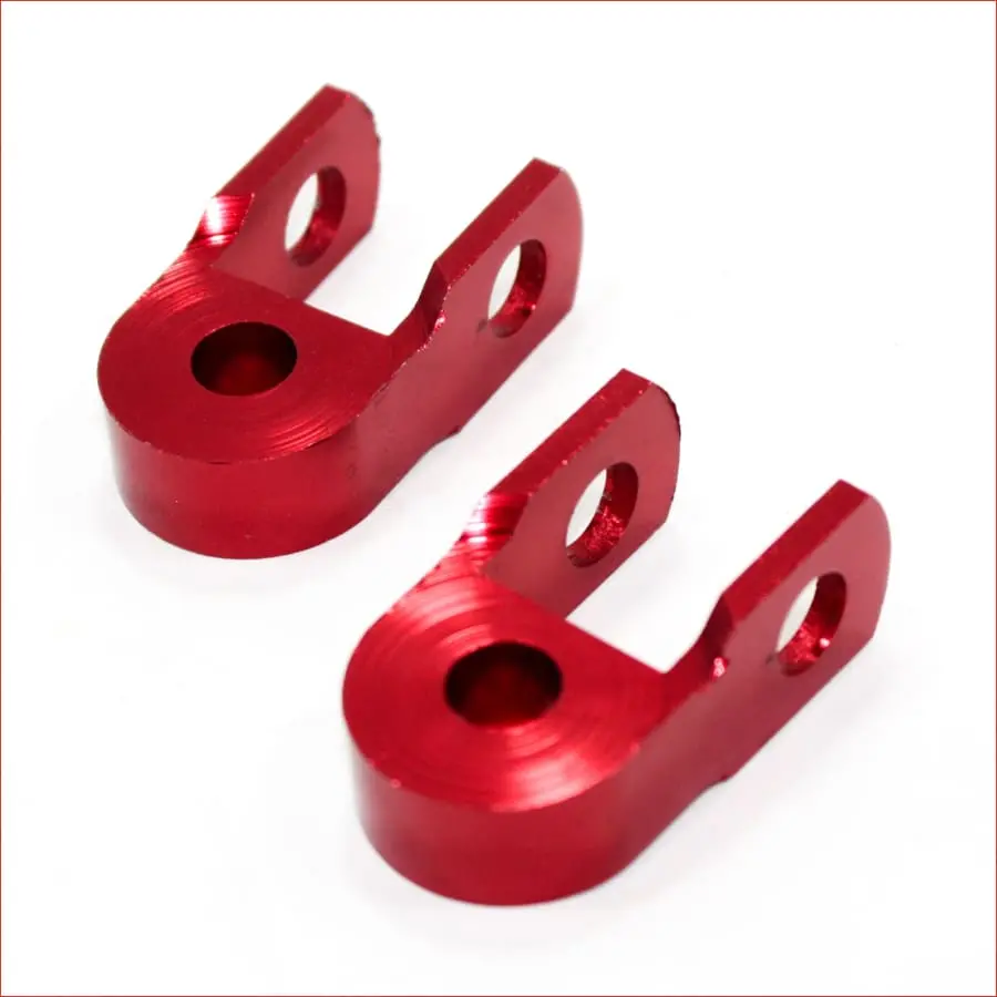 Pair Red Shocker Suspension Extender Riser 1