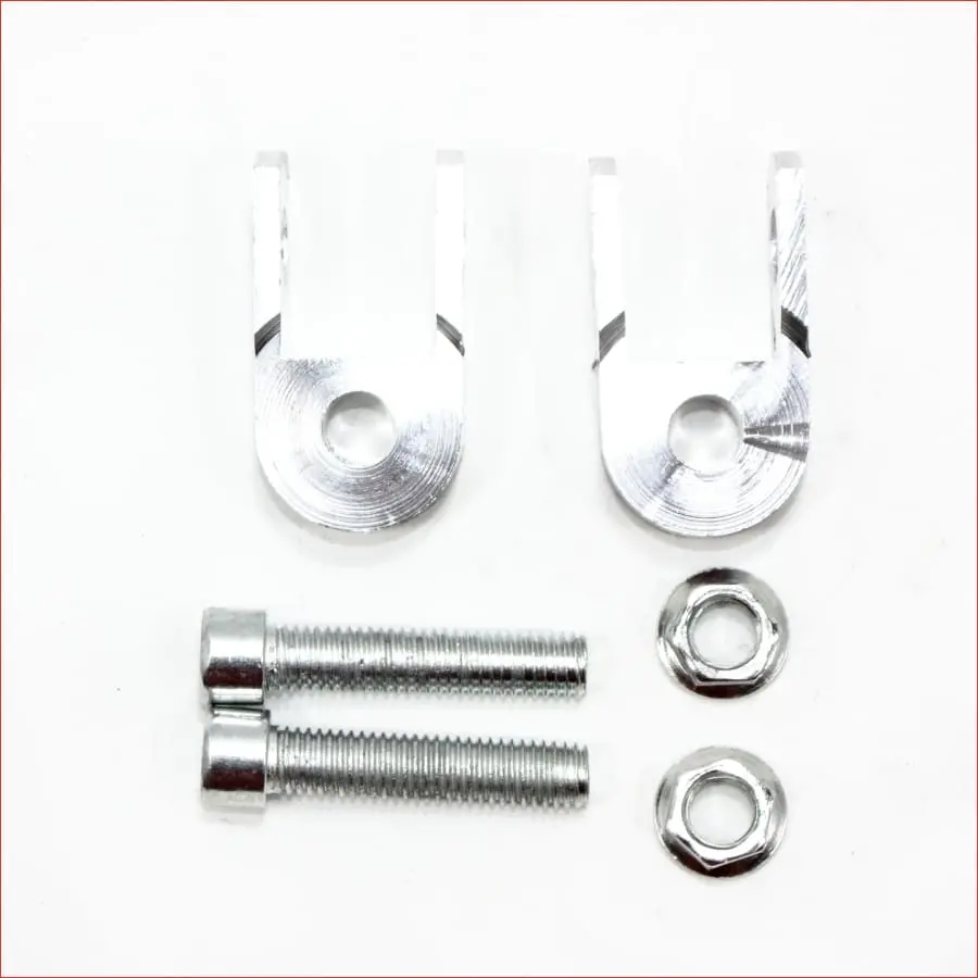 Pair Silver Shocker Suspension Extender Riser 1
