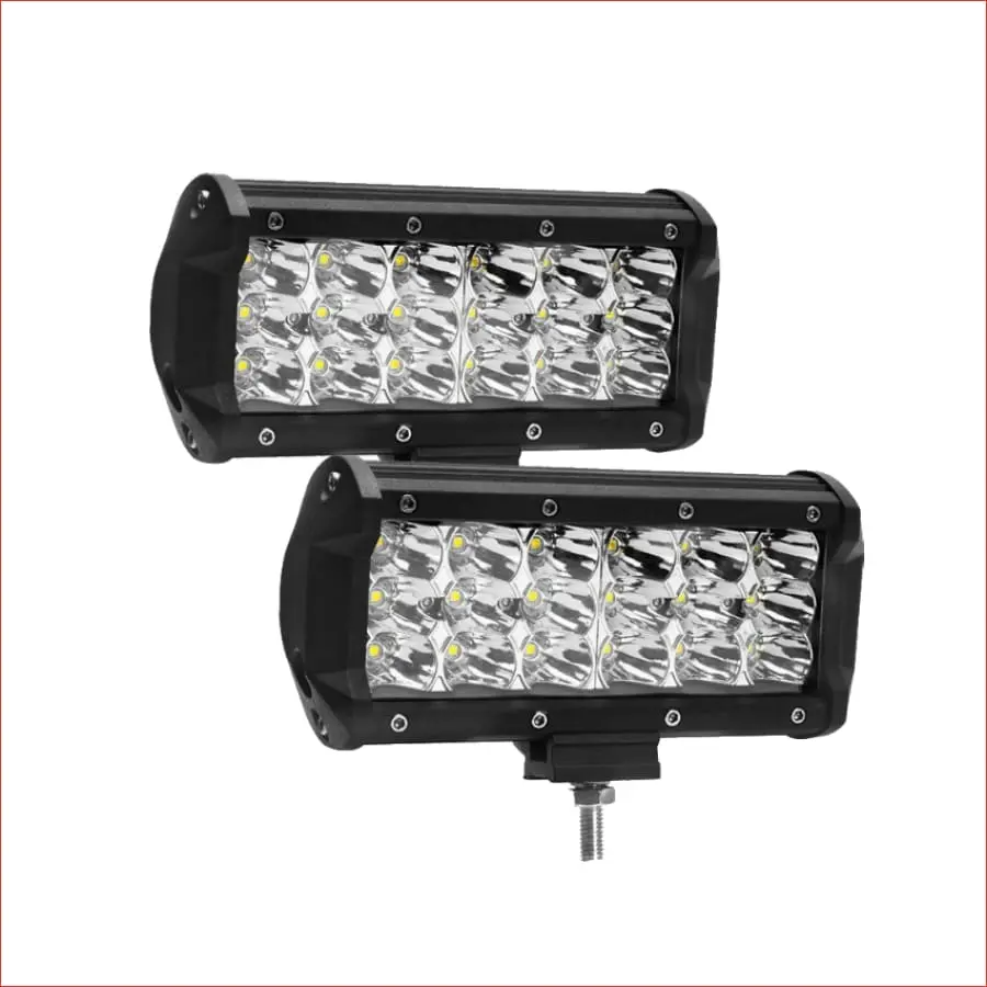 Pair (X2) Led Light Bar 7" 360 Watts 1