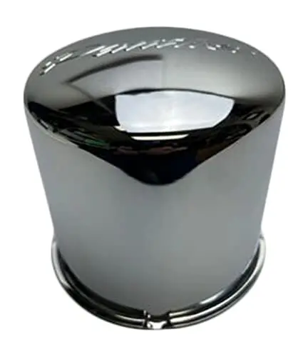 Panther Chrome Push Thru Wheel Center Cap 110Mm 1