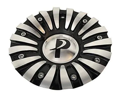 Phino Wheels Cspw118-1A-Al Black And Machined Center Cap 1