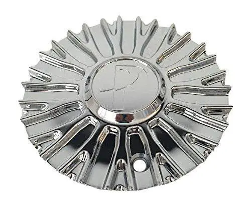 Phino Wheels Cspw16-2P Sj1410-04 Chrome Wheel Center Cap 1