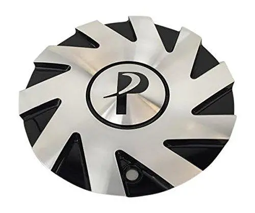 Phino Wheels Pw138 Cspw138-1A Sj101-23 Black And Machined Center Cap 1