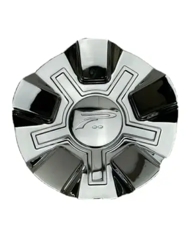 Platinum Chrome Snap In Wheel Center Cap 10152-Cap 89-9292C 1