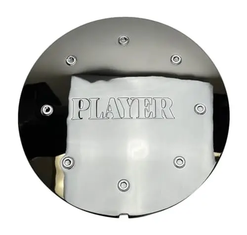 Player 717 Chrome Snap In Wheel Center Cap 717K209 1