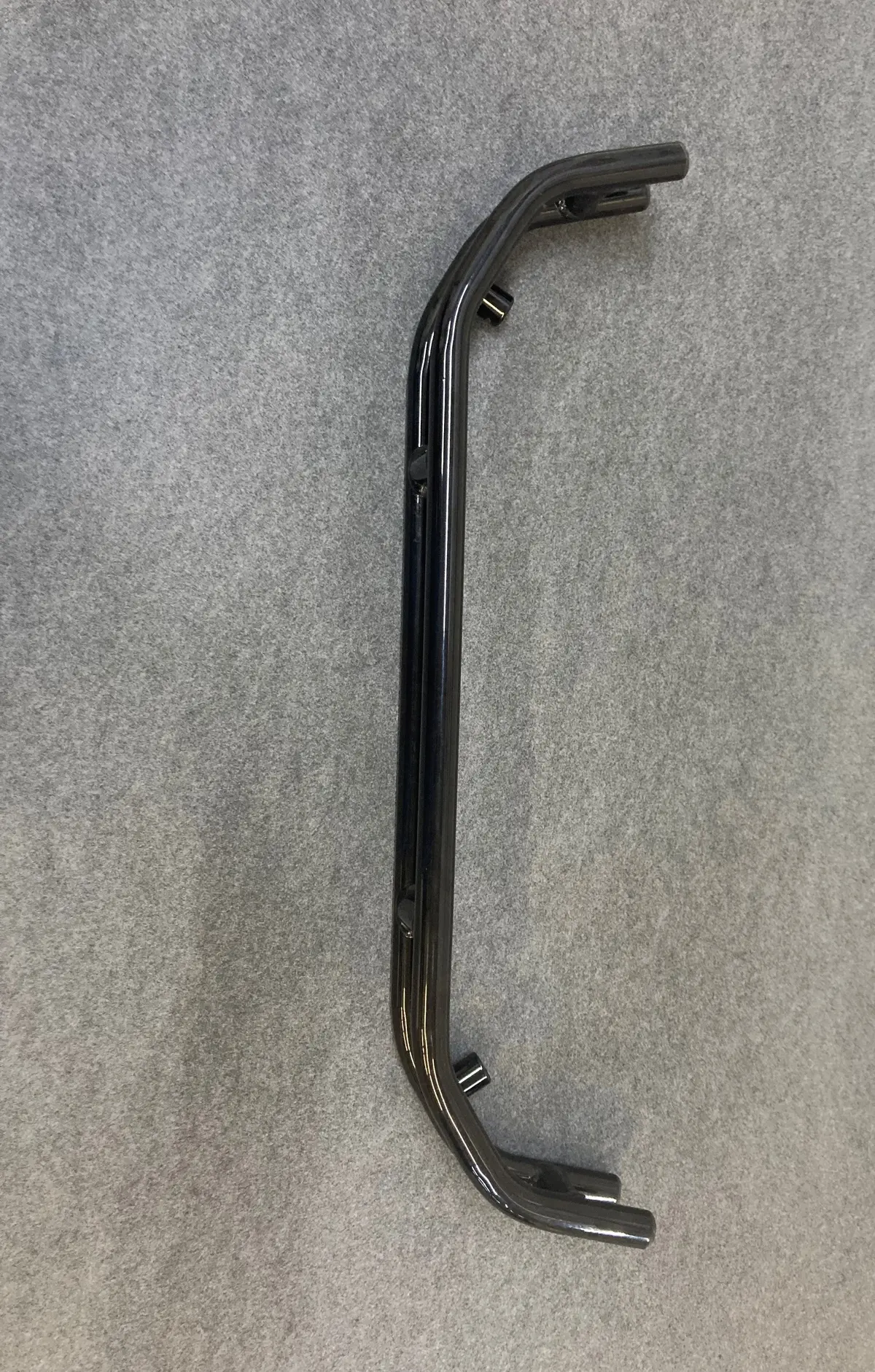 Bumper Tubular Double Rail Roadstar Black Powder Coated 1