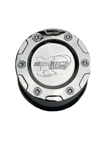 Pro Comp Alloys Chrome Push Thru Wheel Center Cap 7327041-Cap 1