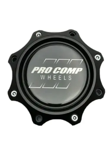 Pro Comp Matte Black 8 Lug Wheel Centercap 34-8Hs-N-Cap 503451501 Yl Resin Decal 1