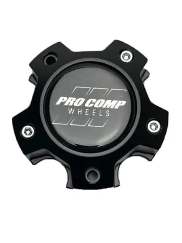 Pro Comp Matte Black Wheel Center Cap 5041550000-Cap 1