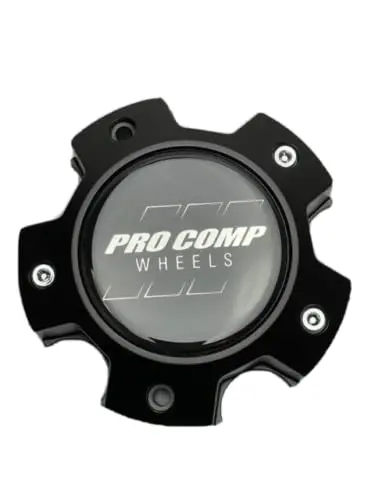 Pro Comp Matte Black Wheel Center Cap 504155542 5041555000 Resin Decal 1