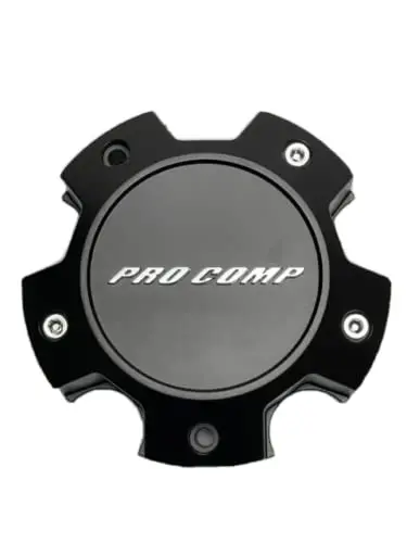 Pro Comp Matte Black Wheel Center Cap 504155542 5041555000 Stamped Decal 1