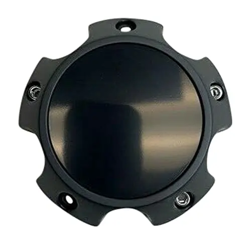 Pro Comp No Logo 5 Lug Truck Matte Black Wheel Center Cap 6031Cap4 1