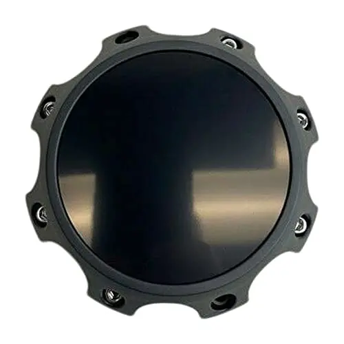 Pro Comp No Logo 8 Lug Truck Matte Black Wheel Center Cap 6031Cap1 1