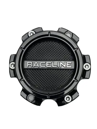 Raceline Gloss Black 6 Lug Wheel Center Cap C318l136s 6Hx135 1