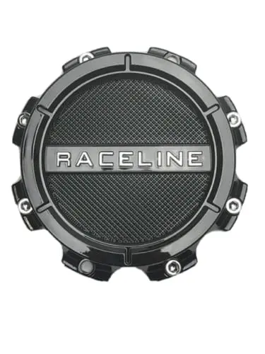 Raceline Gloss Black Wheel Center Cap C318l176s C318l176s-2-Cap 1