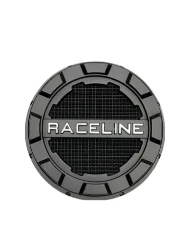Raceline Matte Black Push Thru Wheel Center Cap Bg108-Lj C319t108f 1