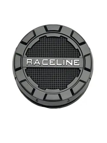 Raceline Matte Black Push Thru Wheel Center Cap C319t112f 1