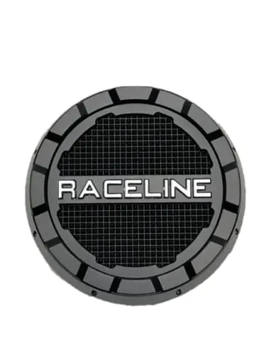 Raceline Matte Black Snap In Wheel Center Cap C319k100s-Fb C319k100s 1