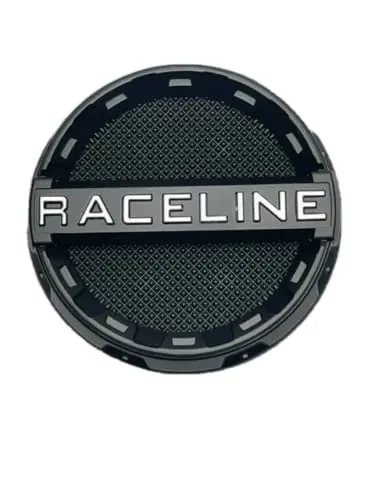 Raceline Matte Black Snap In Wheel Center Cap C904b-Fb 1