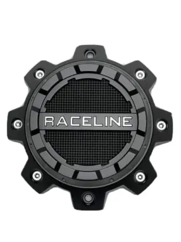 Raceline Matte Black Wheel Center Cap C119b C119b-Sg C119b-Xg 1