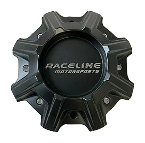 Raceline Motorsports Cap8035-2-U9b C816-2 Matte Black Center Cap 1