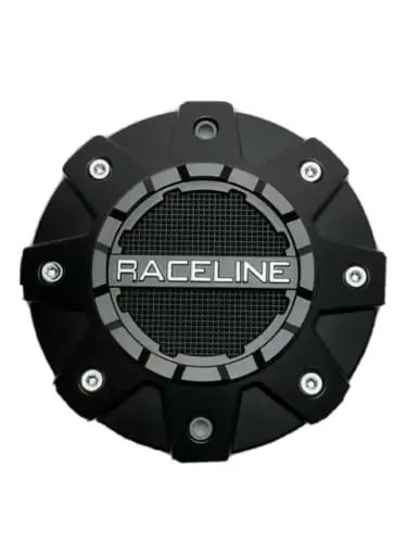 Raceline Wheels Matte Black Wheel Center Cap C119d 1